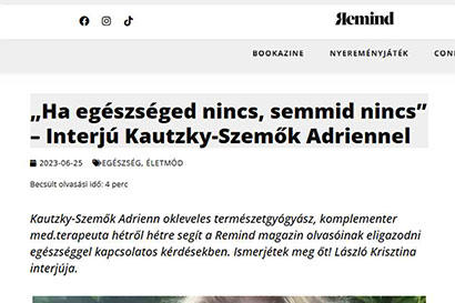 Ha egészséged nincs, semmid nincs